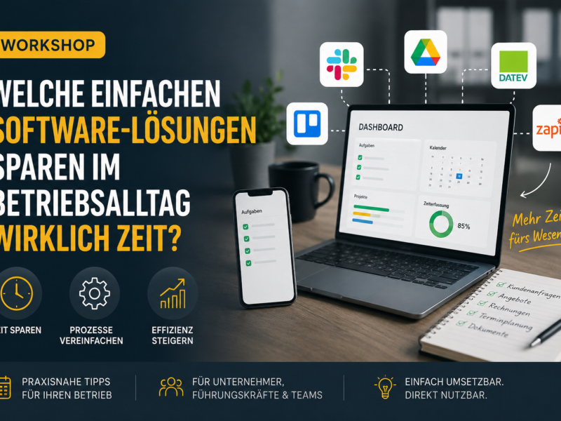 Digitale Werkzeuge für den Handwerksbetrieb
